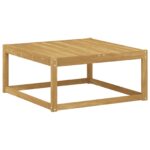 vidaXL Záhradná súprava gaučov s vankúšom 11 pcs Biela a krémová – Obrázok 4
