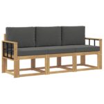 vidaXL Záhradná súprava gaučov 3 pcs – Obrázok 2