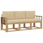 vidaXL Záhradná súprava gaučov 3 pcs – Obrázok 2