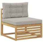 vidaXL Súpravy pohoviek Pevné akáciové drevo – Obrázok 4