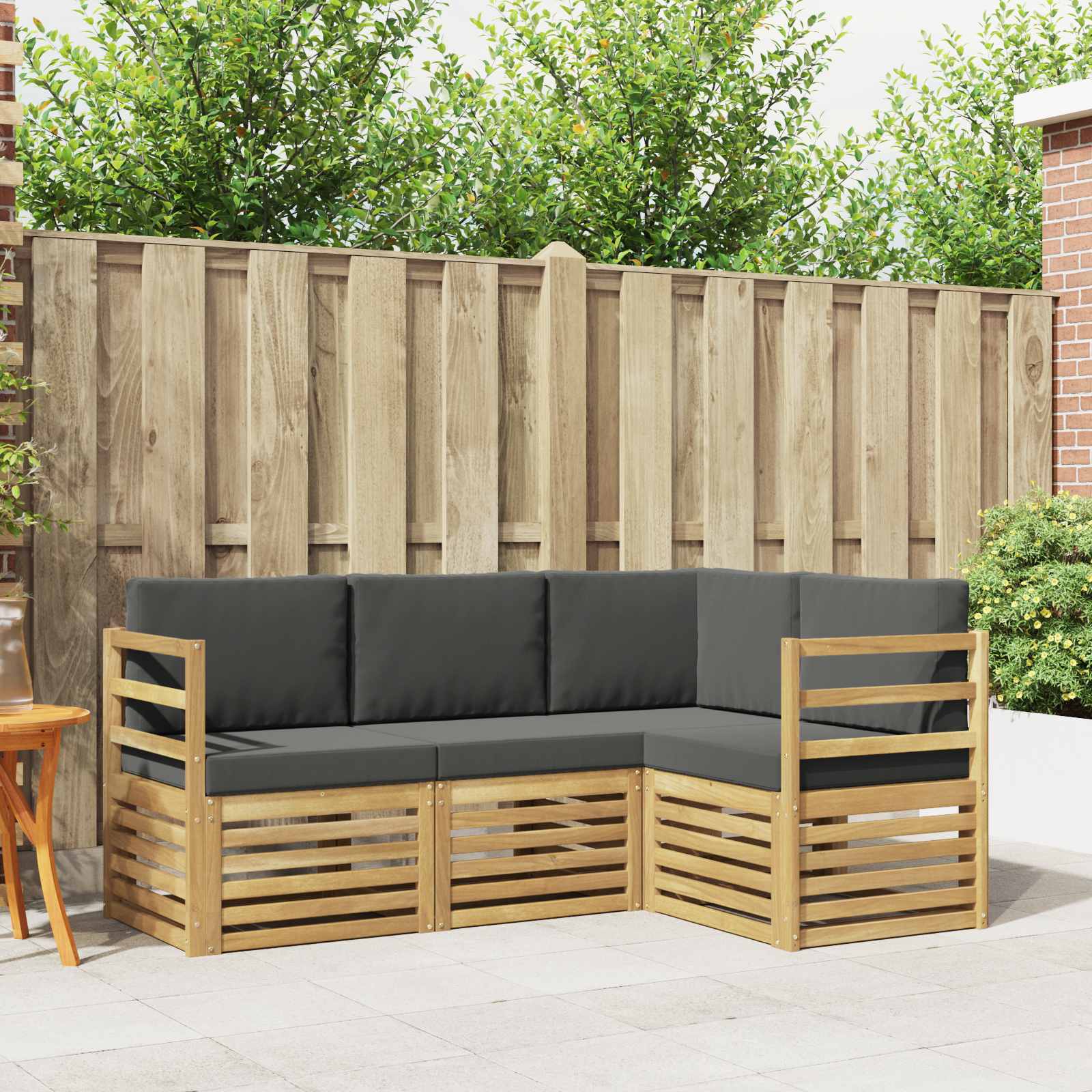 3391737_1.jpg vidaXL Súpravy pohoviek 4 pcs Biela a antracitová – Obrázok 1