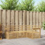 vidaXL Súpravy pohoviek 4 pcs Biela 187,5 x 128,5 x 73 cm