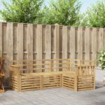 vidaXL Súpravy pohoviek 4 pcs Biela 187,5 x 128,5 x 73 cm