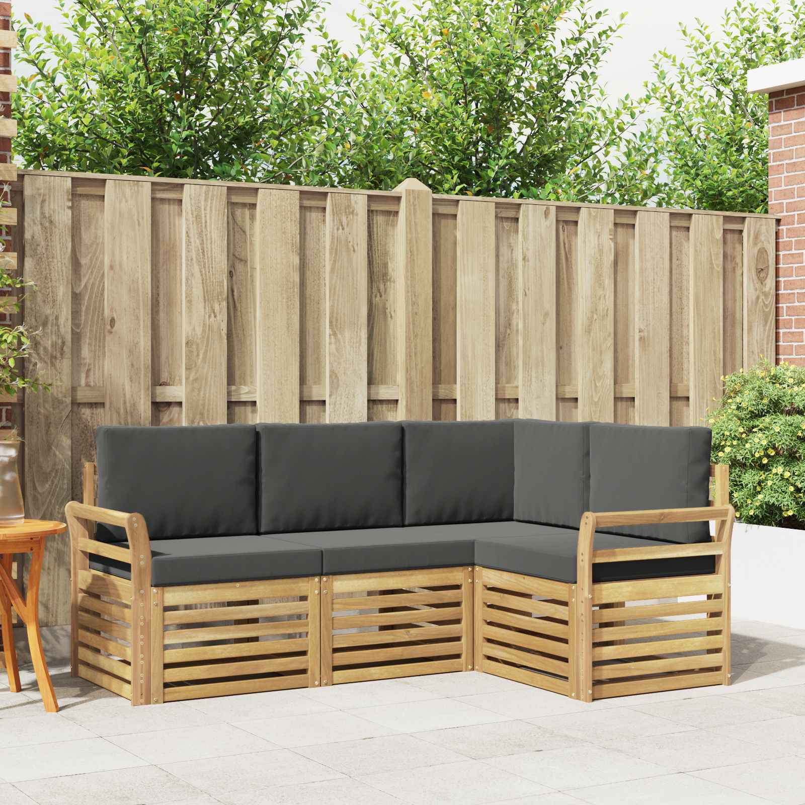 3391757_1.jpg vidaXL Súpravy pohoviek 4 pcs Biela a antracitová 190 x 130,5 x 73 cm – Obrázok 1