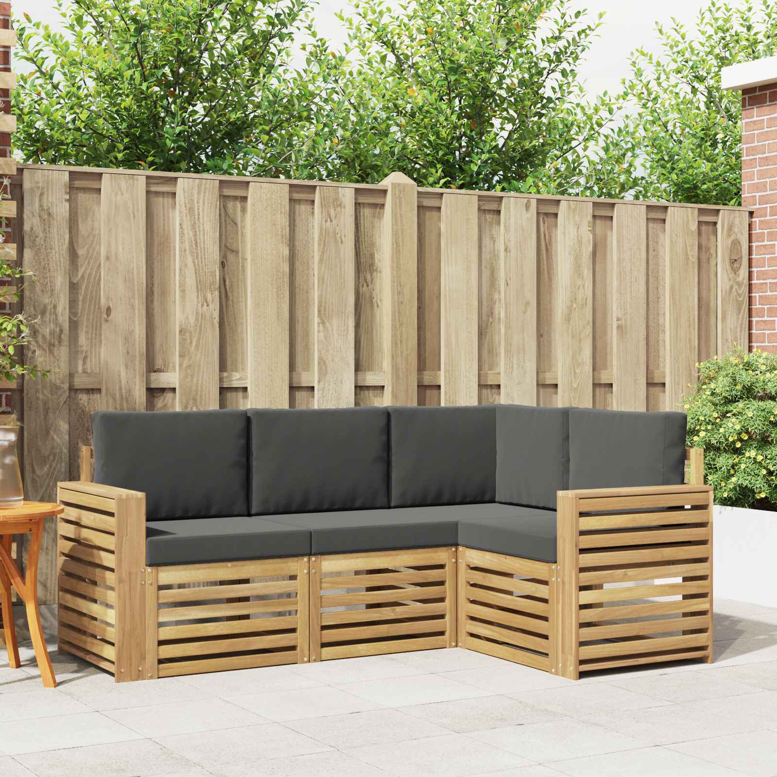 3391762_1.jpg vidaXL Súpravy pohoviek 4 pcs Biela a antracitová 191 x 132,5 x 73 cm – Obrázok 1