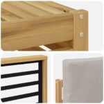 vidaXL Záhradná súprava gaučov 6 pcs Biela a svetlosivá – Obrázok 6