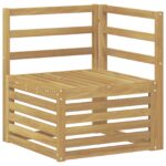 vidaXL Záhradná súprava gaučov 7 pcs Biela 59 x 59 x 37 cm – Obrázok 5
