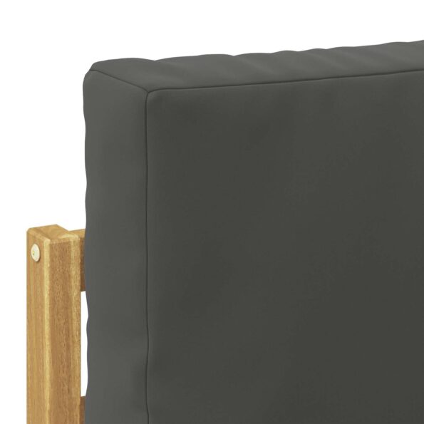vidaXL Sada rohových gaučov 7 pcs Biela a antracitová – Obrázok 6