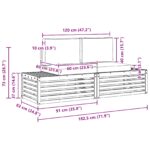 vidaXL Súpravy pohoviek 3 Kus 182,5 x 63 x 73 cm – Obrázok 6