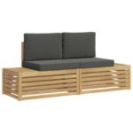 vidaXL Súpravy pohoviek 3 Kus 182,5 x 63 x 73 cm – Obrázok 2