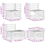 vidaXL Súpravy pohoviek 6 Kus 59 x 59 x 37 cm – Obrázok 10