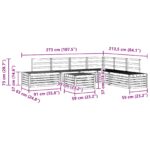 vidaXL Súpravy pohoviek 6 Kus 59 x 59 x 37 cm – Obrázok 9