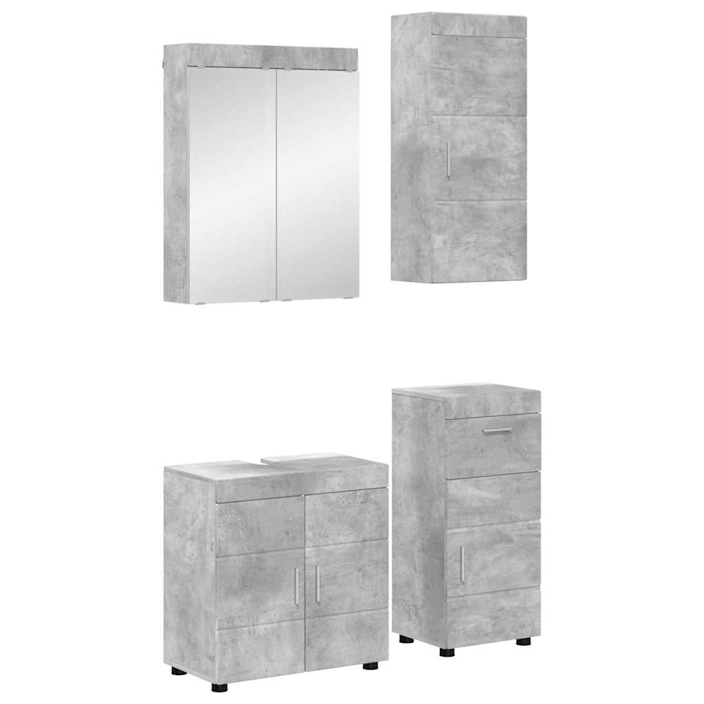3398047_1.jpg vidaXL Sada kúpeľňového nábytku TULUM 4 pcs Betónová šedá – Obrázok 1