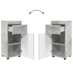 vidaXL Sada kúpeľňového nábytku TULUM 4 pcs Betónová šedá – Obrázok 10