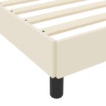vidaXL Rám postele s matracmi Krémová 80 x 200 cm látka – Obrázok 10