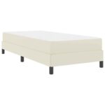 vidaXL Rám postele s matracmi Krémová 80 x 200 cm látka – Obrázok 9