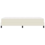 vidaXL Rám postele s matracmi Krémová 90 x 190 cm látka – Obrázok 8