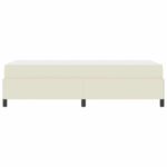 vidaXL Rám postele s matracmi Krémová 80 x 200 cm látka – Obrázok 8