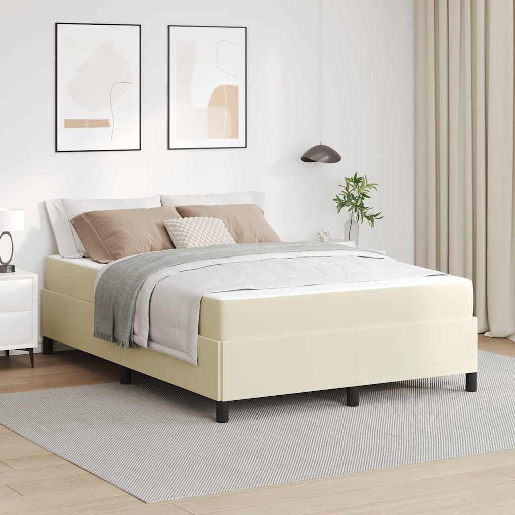 3399006_1.jpg vidaXL Rám postele s matracmi Krémová 140 x 200 cm látka – Obrázok 1