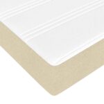 vidaXL Postel s úložným prostorem a matrací Krémová 200 x 200 cm – Obrázok 13