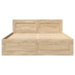 vidaXL Rám postele 2 pcs Sonoma Austrálska Dvojitá (137 x 188 cm) – Obrázok 6