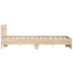 vidaXL Rám postele Sonoma 137 x 190 cm Kompozitné drevo – Obrázok 6
