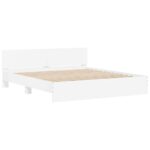 vidaXL Rám postele 2 pcs Biela 193 x 203 cm Kompozitné drevo – Obrázok 2