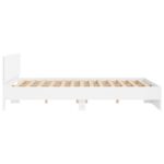 vidaXL Rám postele 2 pcs Biela 193 x 203 cm Kompozitné drevo – Obrázok 6