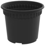 vidaXL Kvetináče 6 pcs Čierna Ø 12,5 x 10 cm Plast – Obrázok 6