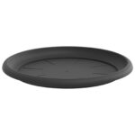 vidaXL Kvetináče 6 pcs Čierna Ø 39 x 32 cm Plast – Obrázok 7