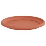 vidaXL Kvetináče 24 pcs Tehlovo červená Ø 39 x 32 cm Plast – Obrázok 7