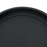 vidaXL Kvetináče 24 pcs Čierna Ø 34 x 28 cm Plast – Obrázok 10