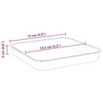 vidaXL Kvetináče 6 pcs Tehlovo červená 16 x 16 x 14 cm Plast – Obrázok 12