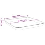 vidaXL Kvetináče 6 pcs Tehlovo červená 38 x 38 x 30 cm Plast – Obrázok 12