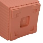vidaXL Kvetináče 24 pcs Tehlovo červená 23 x 23 x 17,5 cm Plast – Obrázok 9