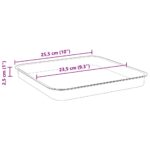 vidaXL Kvetináče 24 pcs Čierna 33 x 33 x 26 cm Plast – Obrázok 12