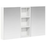vidaXL Set kabinetov do kúpeľne s poličkou 3 pcs 80 x 10,5 x 50 cm – Obrázok 2