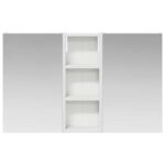vidaXL Set kabinetov do kúpeľne s poličkou 3 pcs 80 x 10,5 x 50 cm – Obrázok 6