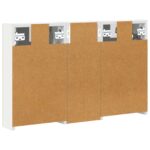 vidaXL Set kabinetov do kúpeľne s poličkou 3 pcs 80 x 10,5 x 50 cm – Obrázok 9