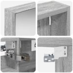 vidaXL Set kabinetov do kúpeľne s poličkou 3 pcs 80 x 10,5 x 50 cm – Obrázok 10