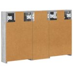 vidaXL Set kabinetov do kúpeľne s poličkou 3 pcs 80 x 10,5 x 50 cm – Obrázok 9