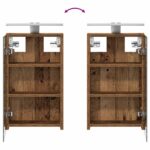 vidaXL Set kabinetov do kúpeľne s poličkou 3 pcs 80 x 10,5 x 50 cm – Obrázok 12