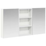 vidaXL Set kabinetov do kúpeľne s poličkou 3 pcs 90 x 10,5 x 50 cm – Obrázok 2