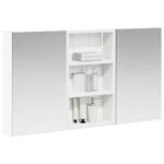 vidaXL Set kabinetov do kúpeľne s poličkou 3 pcs 90 x 10,5 x 50 cm – Obrázok 3