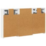 vidaXL Set kabinetov do kúpeľne s poličkou 3 pcs 90 x 10,5 x 50 cm – Obrázok 9