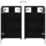vidaXL Set kabinetov do kúpeľne s poličkou 3 pcs 90 x 10,5 x 50 cm – Obrázok 11