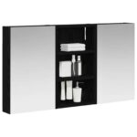 vidaXL Set kabinetov do kúpeľne s poličkou 3 pcs 90 x 10,5 x 50 cm – Obrázok 3