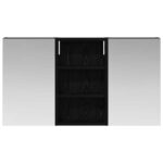 vidaXL Set kabinetov do kúpeľne s poličkou 3 pcs 90 x 10,5 x 50 cm – Obrázok 6