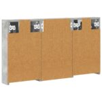 vidaXL Set kabinetov do kúpeľne s poličkou 3 pcs 90 x 10,5 x 50 cm – Obrázok 9