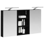 vidaXL Set kabinetov do kúpeľne s poličkou 3 pcs 90 x 10,5 x 50 cm – Obrázok 3